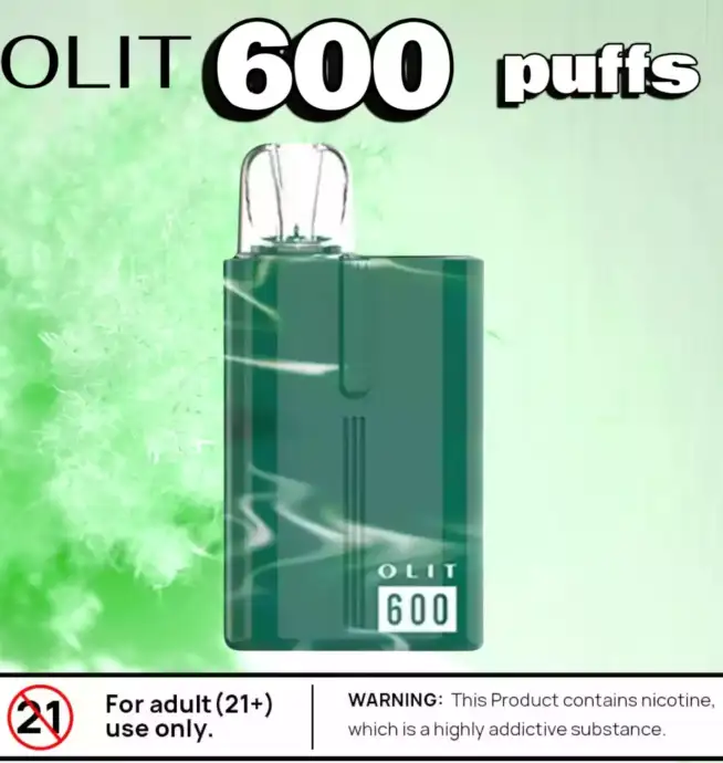]OLIT 600 Puffs Kompakte Einweg-Vape mit 2 % Nikotin & 10 Aromen